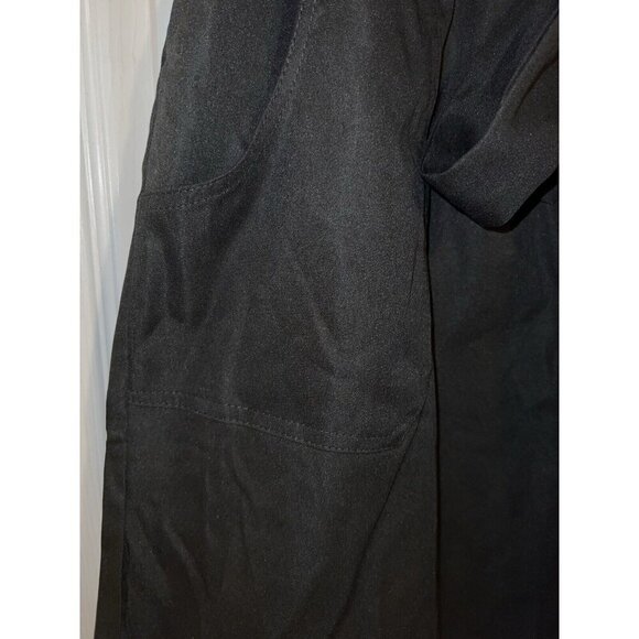 NWT KANCY KOLE High Waist A-Line Paperbag Waist Skirt with Pockets Black Sz L - Picture 6 of 13